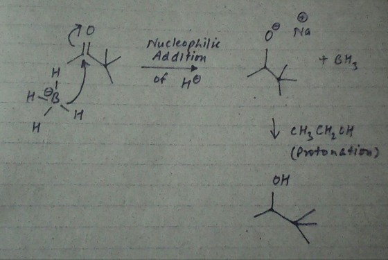 Nucleophilic Additim of не н 93 и у сн, си, и (Protonation) он