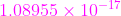 1.08955 x 10-17