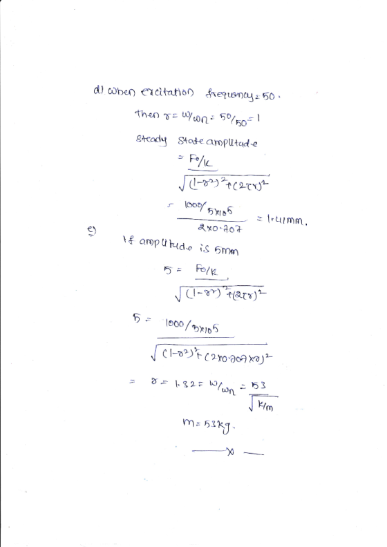 d) coton ercitat on frequncyよ50 . gtcody State aroplitad e Fo CI-0가C2ro.RAm)- /m m: 51점