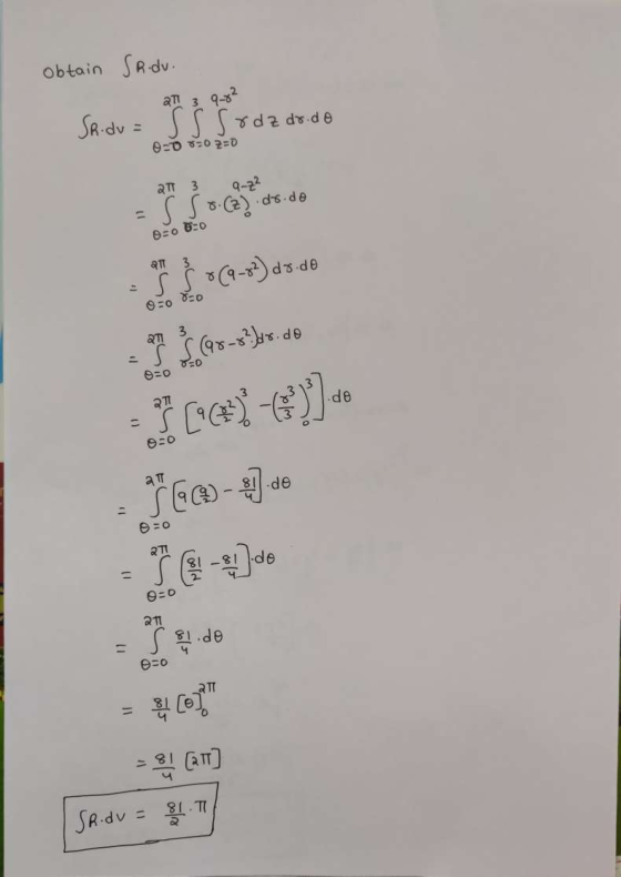 Obtain SR.du. 271 3 9-82 SR.du = ss Sraz dr.de 0-0 3-0 250 21 3 a-z? = S (2).ds.de 0:0 6:0 } :(2-) ds.de o (15-rber.de AL