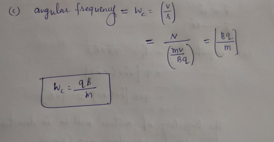 (1) angular freque forming Wca r N B Q - mu m BQ W = QB M