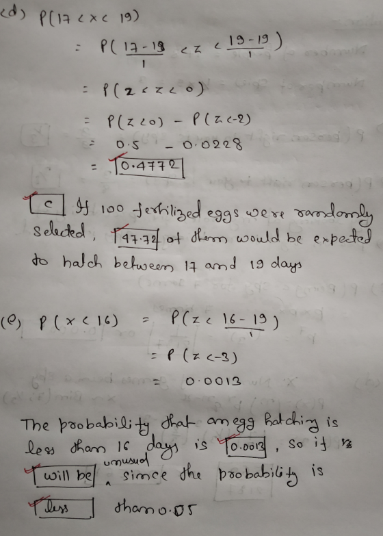 0.5 ,-0,0228 S eladed . T1134 ot drm w ould be expecte」 do halch beluoeem, 14 and 19 dlays 412 0 simee dhe boo babit h is uoi
