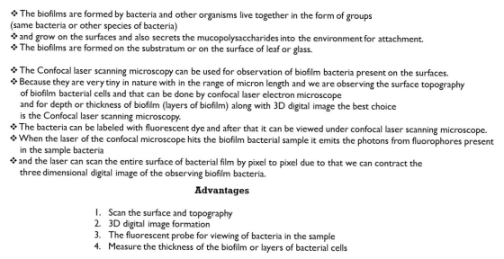The biofilms are formed by bacteria and other organisms live together in the form of groups (same bacteria or other species o