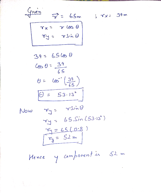 pes 65m 39 m 39 6Sls e 39 CED 65 39 65 53.13 Now 65 Sin 153.13) 52 m Cam pomnt in S2 m Hence 7