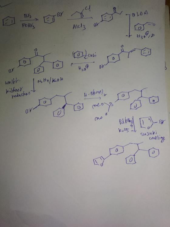 32 ya YOLDA FEBVS Alderd of H30P 42 oboro Br wollt I Na Hu/kot kishner reductant Br- suzuki coupling