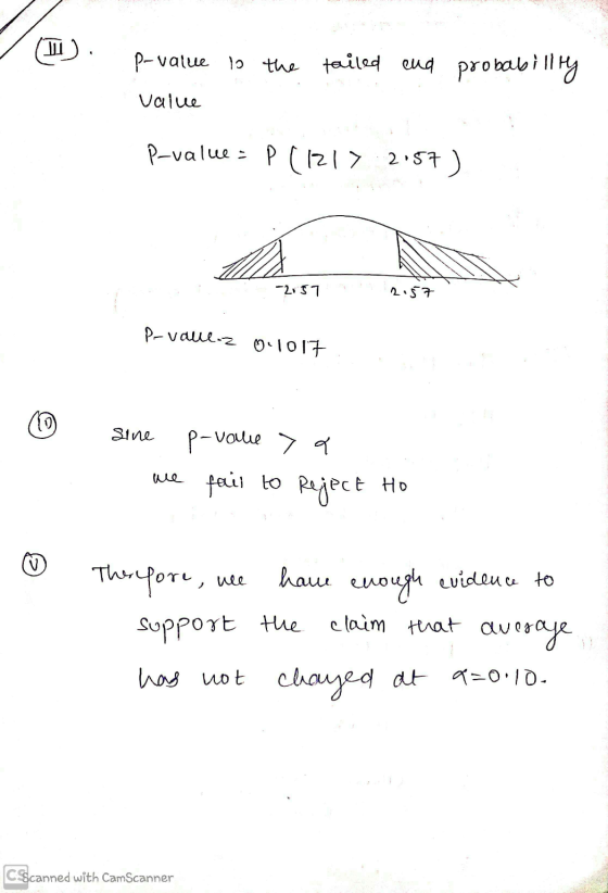 DI) p-value to the tailed and probabilly Value P-value = P(1217 2157) -2157 2.57 P-valll.2 01017 CO Sine p-vale 7 a we fail t