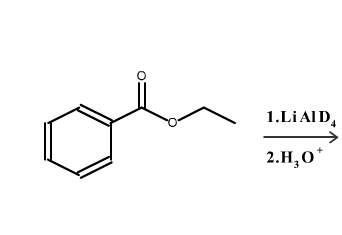 Draw both organic products of the following reacti