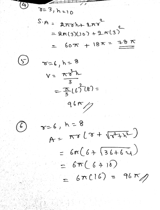 S.A = gasht lare ชะ 3h 2 1 0 = 2x(3)46) + rt3 18 60 + 18 K 2 Ys6, h = 3 5 L. V - 3 2547 - 96 ก *) (0) Y-6, h = 8 A : ธร(ช+ +
