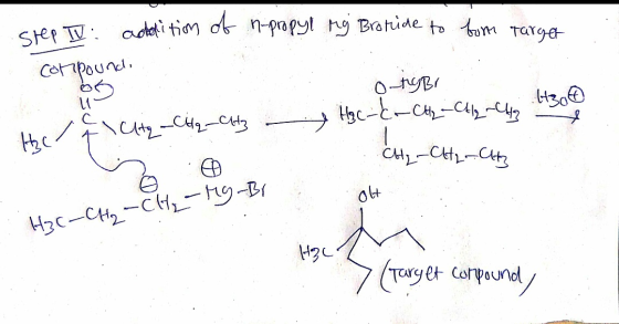 n-propyl My Brotide to bom Target Step TV: addition of Compound, O-90 Hool ) Hac-c-hy-hy-Chas CH₂ - CH₂ CH3 CH₂-CH2-CH H2C-CH