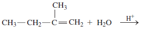 CH3 CH3-CH2-C=CH2 + HO