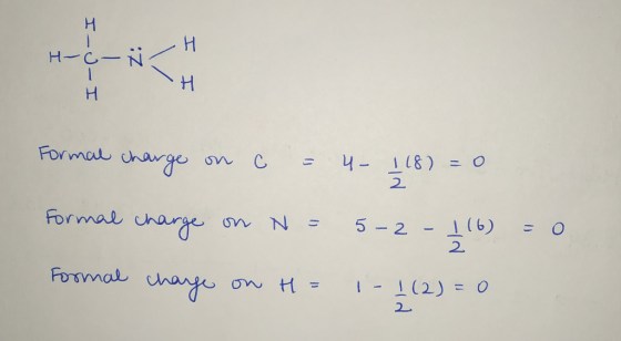 H H-CN H H Formal charge 4-I8) = O C 2 Formal charge Om N 5 - 2- 6) 2 Formal hange I - ! (2) = O 2 I