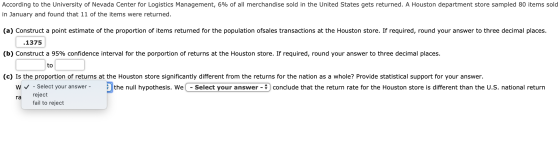 According to the University of Nevada Center for Logistics Management, 6% of all merchandise sold in the United States gets r
