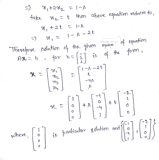 5) 7+2012 31-8 take H₂=t then above equation reduces to Ni +2+ = 10 5) N = I-A-26 Therefore solution of the given system of e