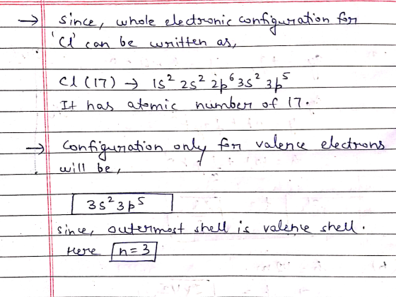 be nitien 2. 2. CI (IT) it has atomic number o-C (T Con 2.