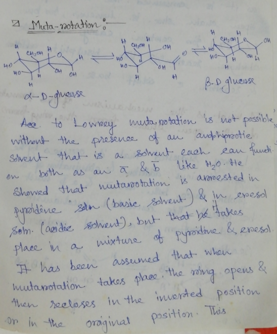 2 Muta-notation: CH2OH 10 .OH CH₂OH Н OH CH, OH HÓ HOW Н HO HO OH H 20 OH Н OH H B. D gluease d-D -Daglucose Acc. to Lowney