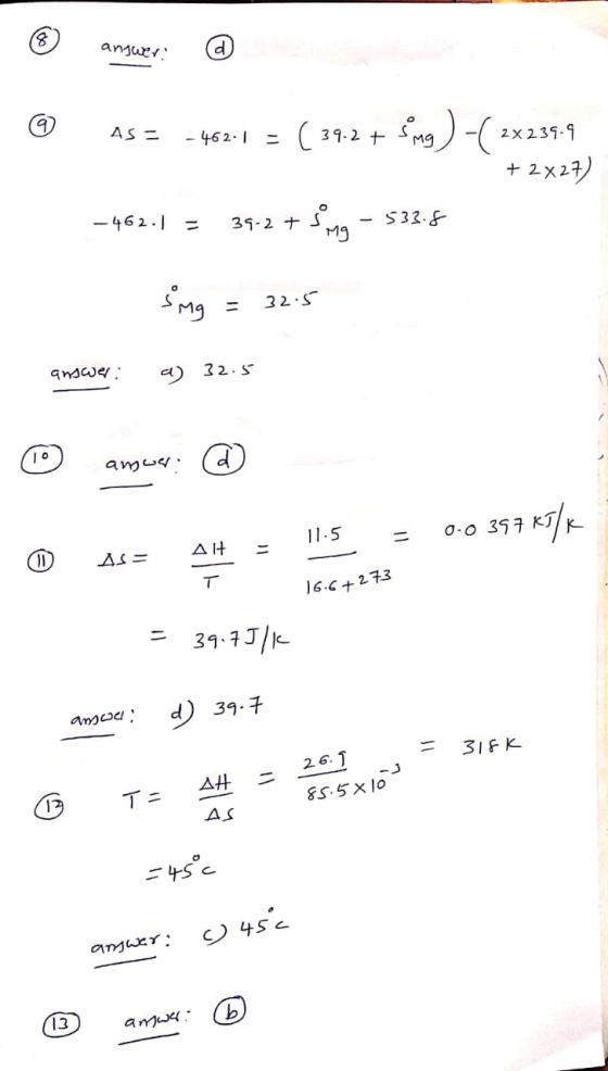 ansurr AS 39.2 -462. 2X 239.9 Mg 2x27) 462. 3-2 t S32.8 ng 3 2 S qndcue 3 2.S amu a-o 37 KK 11-5 AlH 11 T 16.6+273 31-1J/K 39