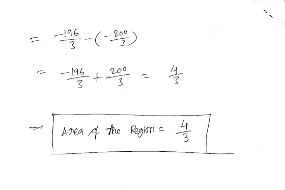 Area of the Region ما داد 3 9b) - 200 مد -- و - ماه - رو -( - ) .3 فس -9 3 200
