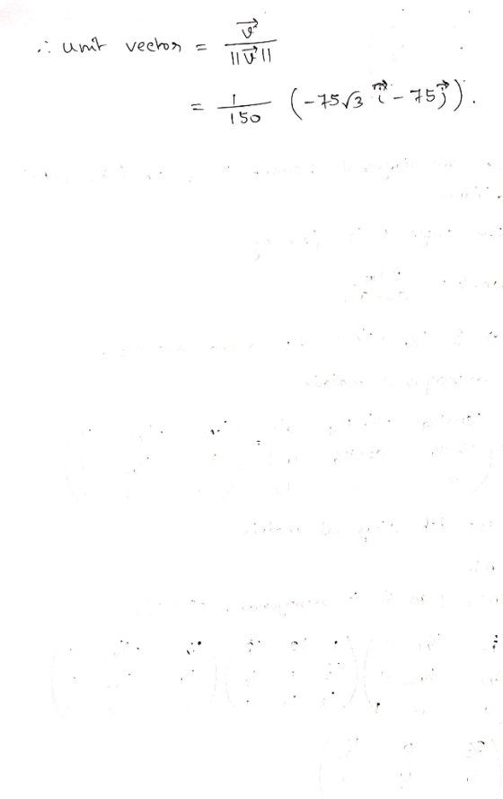 runt vechos a i unit vector = tso (-15637-753).