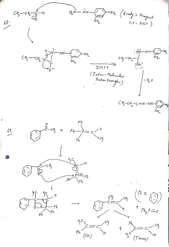 H,N-NH 2,DNP CCM No, IMPT (Intra-Moluar frotun - H,o -CHCN-NH Ph -CH Ph0 Ph t (Traus)