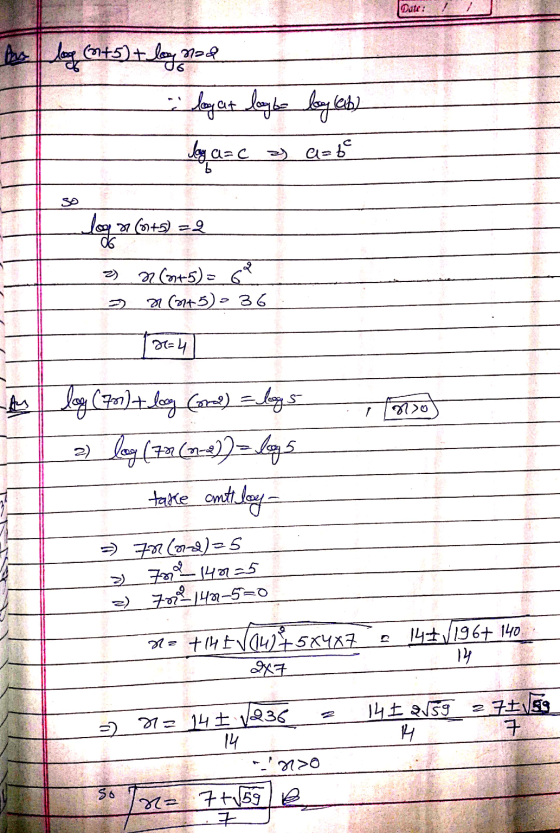 Date: } for log ents) + log ned legat logbo legles) да с мае в“ (21+5) = 2 ) = 22 (0+5) = 6 n (22+5)= 36 A ==4 log (170) + lo
