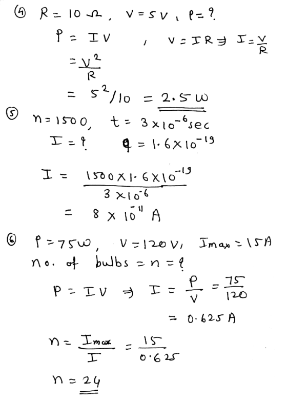 R lo 2. S w n1500 t 3x10-ec I 3 x1o 8 x 10 A Ima A V = 120 V, obubs n =f Y\O. 7S 120 V 0 625 A Imx n 24