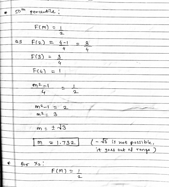 50th percentile : FCM) - 1 es f(2) = 4-1 = 9 4 f(3) = 3 F(4)= 1 m2-1 m2_1 = 2 m2=3 me 123 Im z 1.732 1 - 13 is not possible,