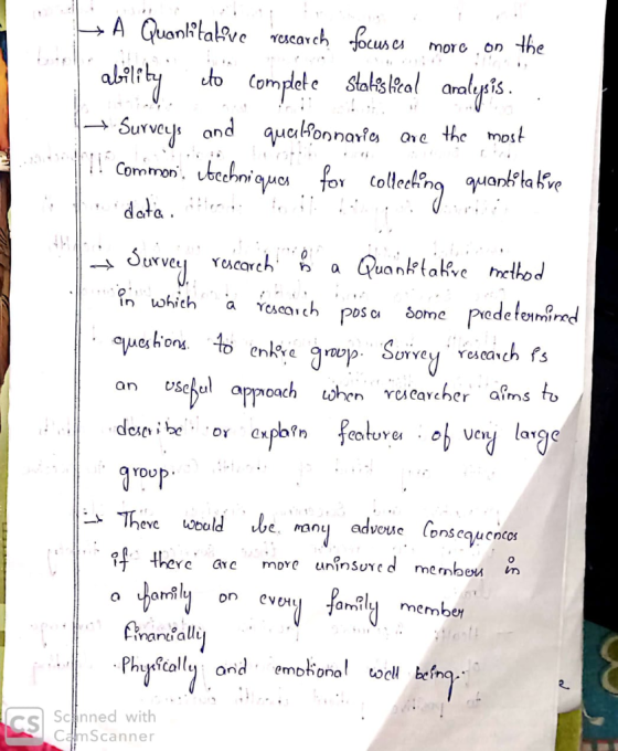 HA Quanlitative research focuses more on the ability io complete staks kal aralopis. - Surveys and qualionnaries are the mos