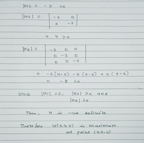 JH = - 2 <O 1421= -2 ol 10 -2 | a uzo 143 2 1 -2 0 o-2 o 0 0 o - 2 = -2(4-0) -0 (0-02 + o coro) = -8 co since Hil co, 1421 zo