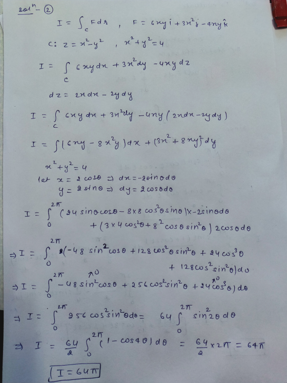 lo I=SFdr, Fabry i + 32² g - any k c: 2 = x=y², ² + y² = 4 ssayda + 3rdy - uny dz I dan 2ndn-sydy I = fany de + 3ntly uny (an