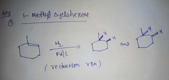 ADS - Methyl cyclohexene H bu Pdlc (re deuton ron)