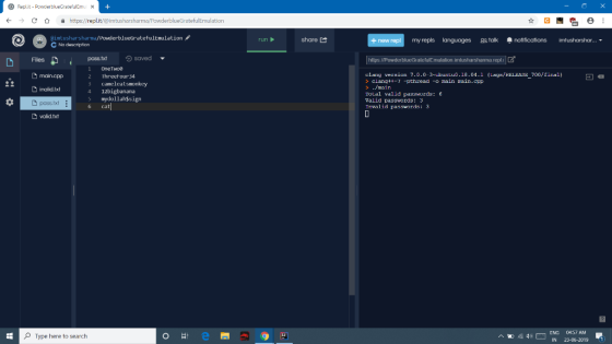 epl.it PowcerblueGratefulEmu x https://repl.it/@imtusharsharma/PowderblueGrateful Emulation imt usharsharma/PowderblueGratefu