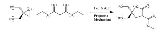 RO Ieq. NaOEtRO Propose a Mechanism RO RO