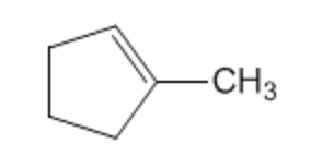 The alkene shown below is treated sequentially wit