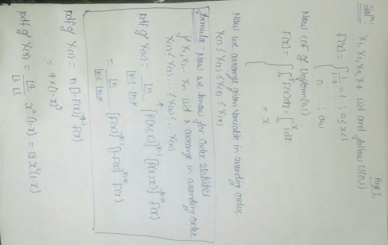 20/ Page 1 - X1, X2, X3, X 4 lid and follow Ulo,1) F(x) = S = 1 jola To, ow Now (DF gf Unyom (0,1) F(x) = CS*F(x)dx = [ ide N