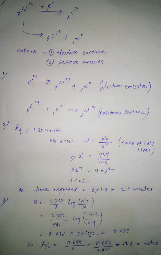 /9 positon emission 14 e-ーラ e unou 2 ves 22-9 오지.3 21 minutes 2.303 no nl 2303 55.2- 59.1 0.035