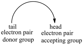 tail
electron pair
donor group
head
electron pair
accepting group