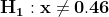 H : x +0.46