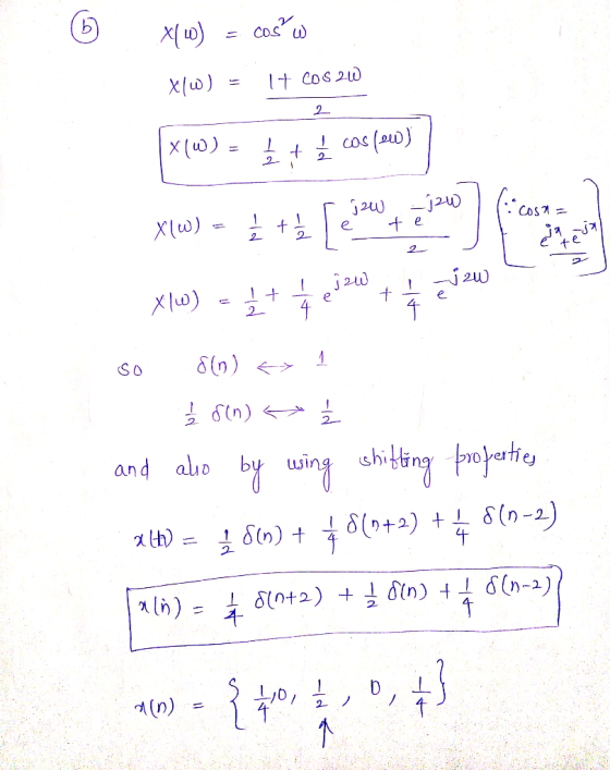 e t e So δ(n) and auo by using shitting 。 erto (n)