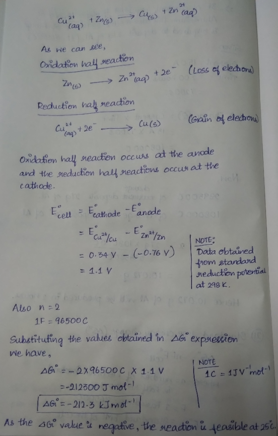 cu + Zn (6) C + Zn (aq) (aq (Loss of elections) As we can see, Oxidation half reaction Zn 6 n tag) the Reduction half reactio
