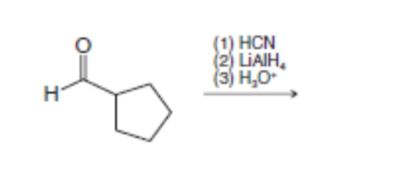 (1) HCM 12) LiAIH (3) H.O