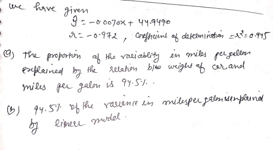 we have given 9c-02070x + 44.9490 À5-01972, Coregancient af determination CAPS 0.945 - 9) The proportion of the raciablity en