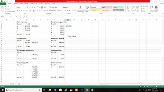 Froya Fabrikker xlsx - Excel (Product Activation Failed) ? FILE 5. HOME X Cut FORMULAS DATA REVIEW VIEW INSERT PAGE LAYOUT Ca