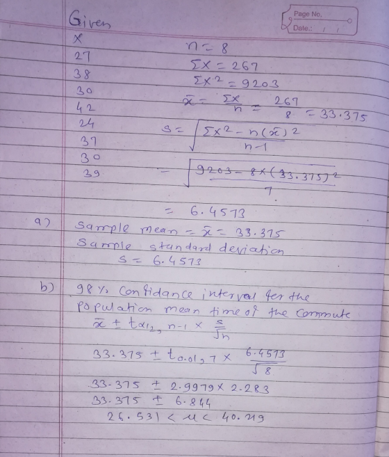 Page No. Date. ren 27 3 & 33 37s 24 31 2.9 2 6.451 577 33.315 ± 2.9979乂2-283 S3-315 t 6.844