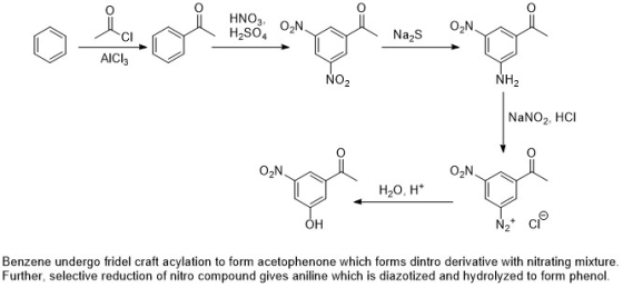 HNO3 ON o olimplemente H2SO4 21 Nas ON AICI: NH NaNO2, HCI ON - O₂N i | IN HẠO, H* | | OH Nz co Benzene undergo fridel craft