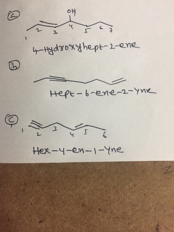 з 1 сі 4-Hydroxy hept-2-ene ме ере - -bye -2 - уие Hex-y-en-1-yne