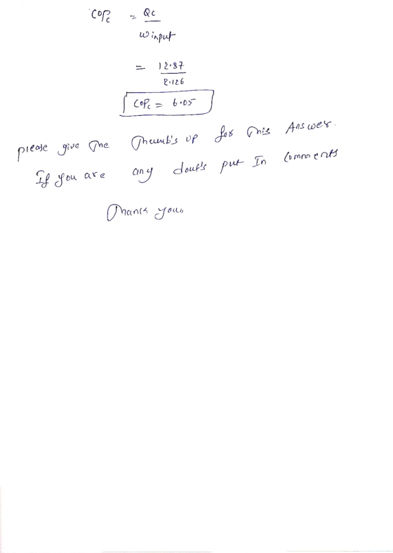 co Winput 12.87 2.126 cope = 6.05 Thumbs up for this Answer Comments please give the If you are any doufs put In Chance you