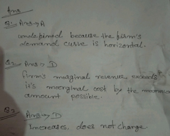 timale himac becae Ahe As marimal cost by the amocunt pessible un 3 Imeres es, does not change