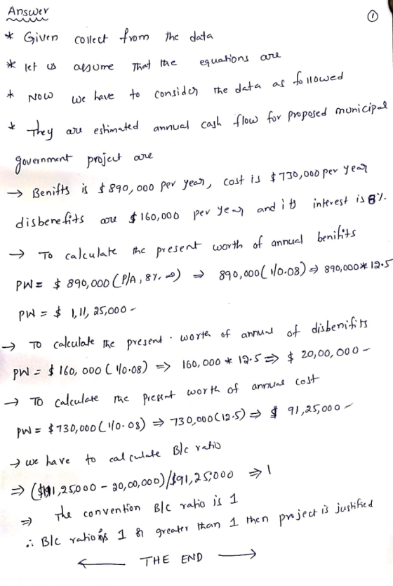 Answers * Given collect from the that the data equations are * let us assume * Now we have to consider the data as tollowed *
