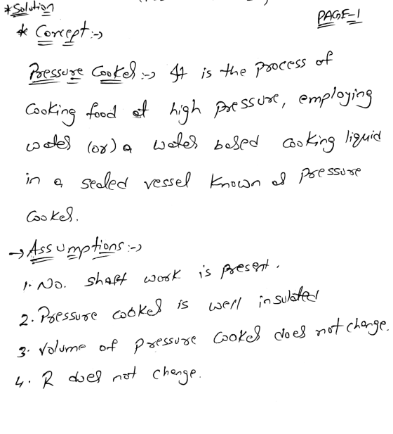 wates (or) a ssure Pressure Cooked - It is the process of Cooking food at high pressure, employing * Solution * Concept :-) P