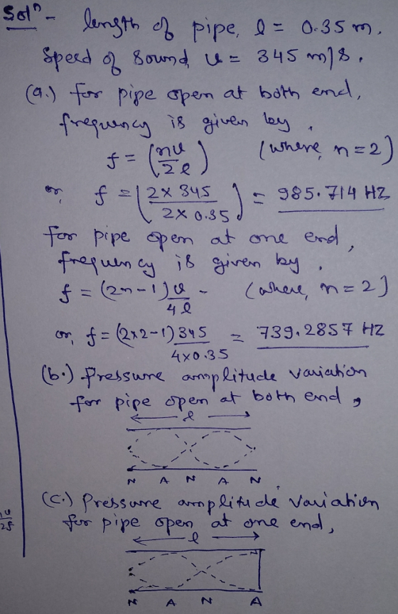 (a) -for Pipe ơpem at both end 2x 0.3S b Biven lay 4x 0 35 forr pipe spen at both enl